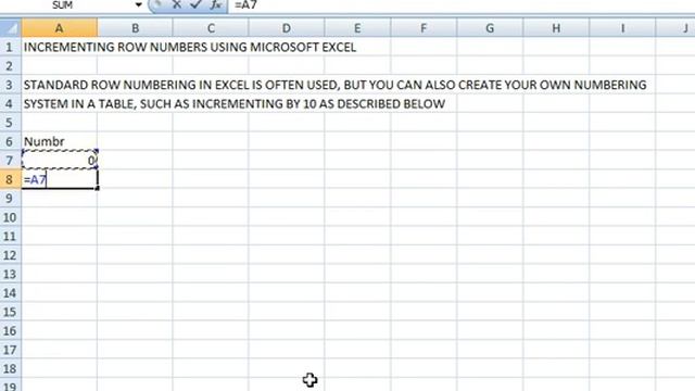 00010 - Incrementing Row Numbers Using Microsoft Excel смотреть онлайн