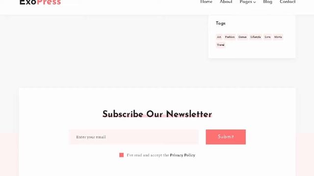 Exopress | Multipurpose Personal Blog WordPress Theme | Themeforest Templates смотреть онлайн