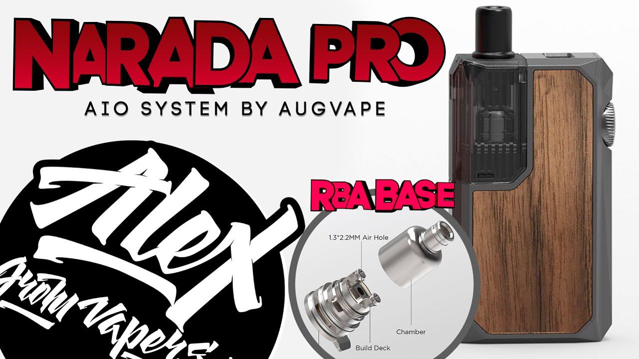ДОСТОИН ВНИМАНИЯ - Augvape Narada Pro + RBA Base  L Alex VapersMD Review