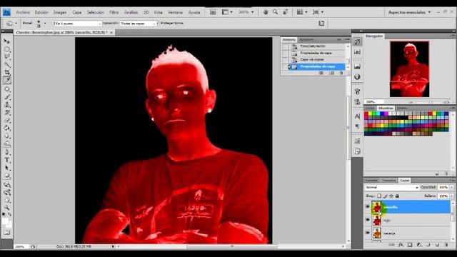 Photoshop efecto de fuego смотреть онлайн