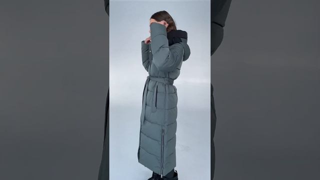 Зимнее женское пальто OHARA на био-пухе, артикул SB-22706 смотреть онлайн