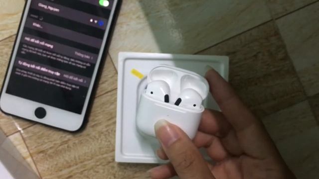 Mở hộp tai nghe airpod fake của Hoco ew03 смотреть онлайн