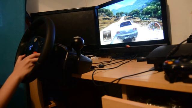 test drive unlimited 2 with Logitech driving force gt. Off roading смотреть онлайн