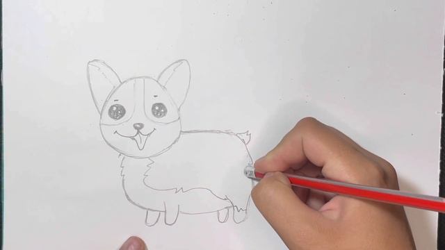 Как нарисовать собаку Корги смотреть онлайн