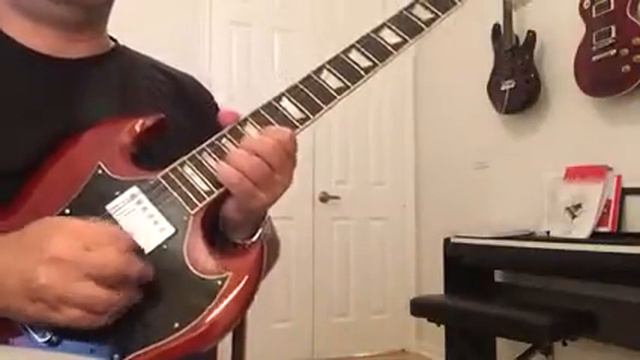Improv on my Gibson SG смотреть онлайн