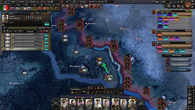 Let’s play Hearts of Iron 4 (Black Ice) – Italy – part 34 (09/03/1943 - 06/05/1943) смотреть онлайн