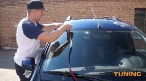 Установка уплотнителя лобового стекла на примере Лада Ларгус. Подходит для Весты, Хрей, Гранты.