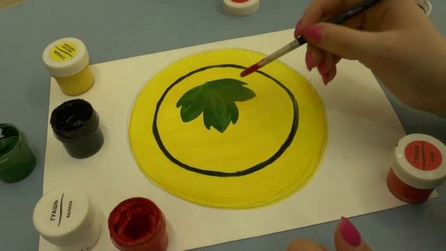 Хохломская роспись Тарелочка смотреть онлайн