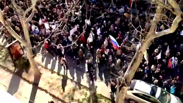 Полный проход колонны, марш Одесса 30.03.2014 смотреть онлайн