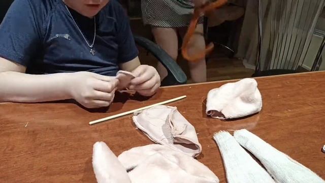 Шьем куколку, плюшевая зайка своими руками! Пасхальный кролик. смотреть онлайн