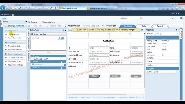 Form Versioning and Rollback смотреть онлайн