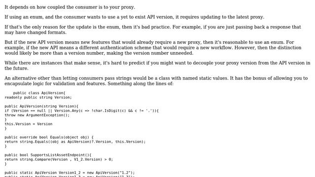 Software Engineering: Enum design: when is an "open" value set acceptable? (3 Solutions!!) смотреть онлайн