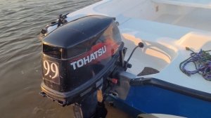 Кайман 36S  после 4 лет эксплуатации.  Первые проблемы с мотором Tohatsu 9,9