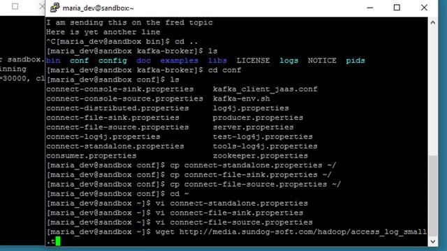75 Activity Publishing web logs with Kafka смотреть онлайн