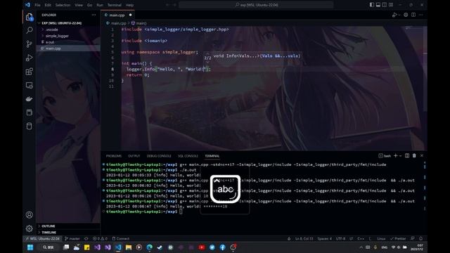 Introduction to a multifunctional logging library for C++ - simple_logger смотреть онлайн