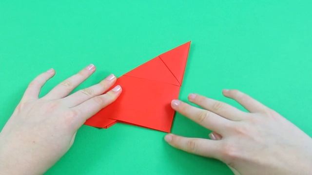 How to make a paper airplane. Origami fighter - flies far смотреть онлайн