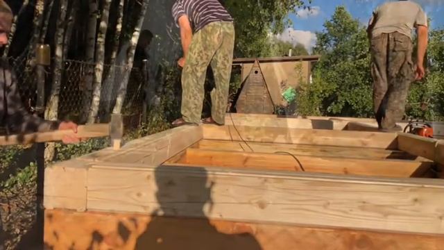 Строим баню 6х6 своими руками ? смотреть онлайн