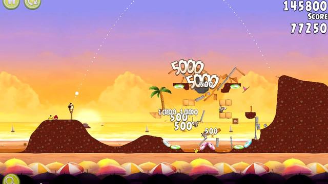 Angry Birds: Rio. Golden Beachball (bonus 2) 3 stars. Прохождение от SAFa смотреть онлайн