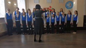 Россия,Саратов,хор старших классов МБУДО ДМШ 21