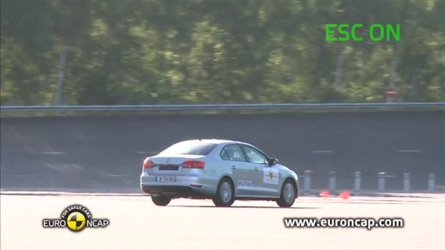 Euro NCAP | Volkswagen Jetta | 2011 | ESC test смотреть онлайн