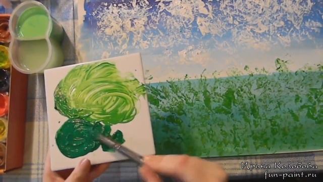 Рисование для начинающих - Рисование мятой бумагой смотреть онлайн