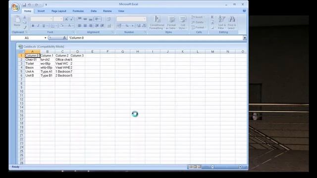 Export to Excel in Caddie .dwg Architecture compatible CAD software смотреть онлайн