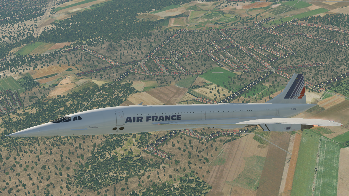 X-Plane 11. Concorde.