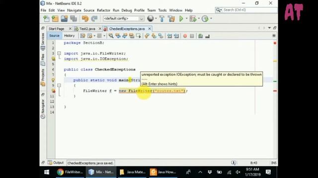 Checked Exception in Java | NetBeans | Abbas Toorie смотреть онлайн
