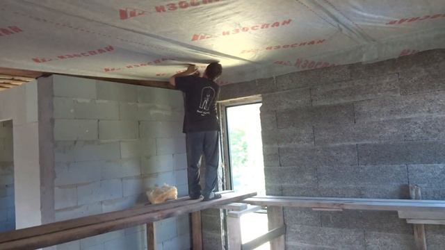 Утеплили перекрытие Красота смотреть онлайн