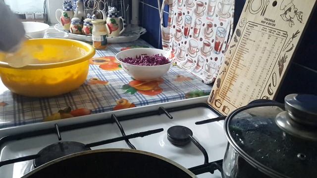 Оладушки с красной капустой/нежные,воздушные/бюджетное блюдо смотреть онлайн