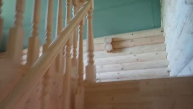 Лестница в бревенчатом доме смотреть онлайн