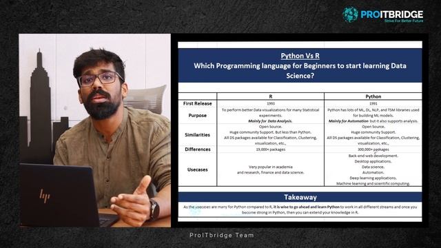 Python Vs R? Which is Best for Beginners to start learning Data Science? смотреть онлайн