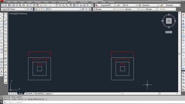 คำสั่ง scale ในการย่อหรืขยาย (รับสอน AutoCAD) смотреть онлайн