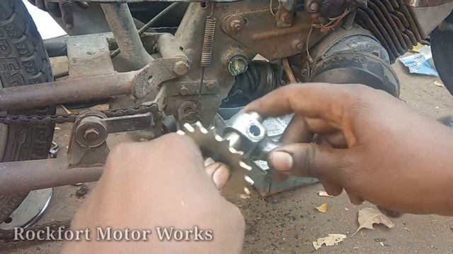 TVS 50 | Belt Changing | Pedal Bush Kit Changing  / Rockfort Motor Works