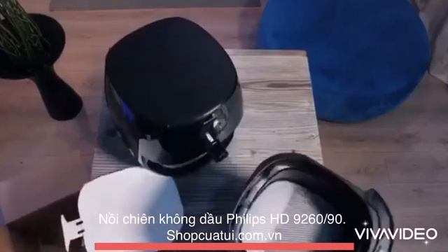 Nồi chiên không dầu Philips HD 9260/90 Size XL - shopcuatui.com.vn смотреть онлайн