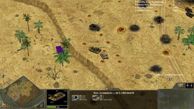 Blitzkrieg 2 - Total Conversion Multiplayer 2v2 Desert Rats #26 смотреть онлайн