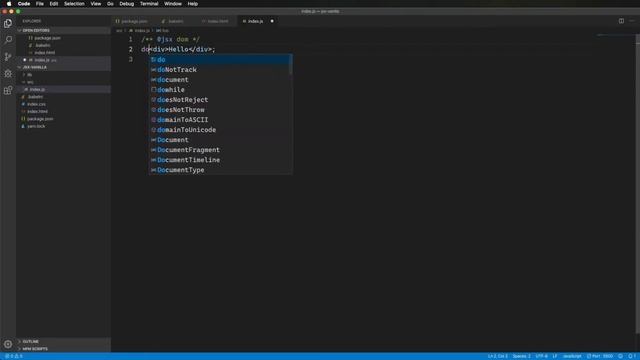 JSX For VanillaJS смотреть онлайн