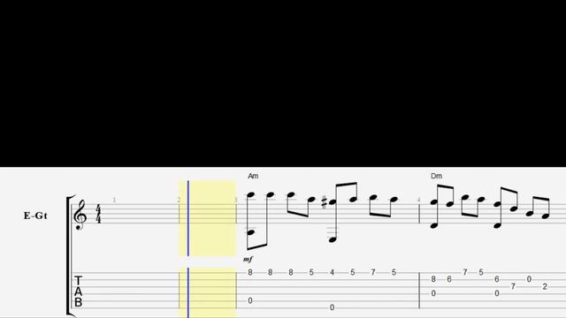 Cheremschina. Guitar. Chords. Notes. Tabs. Черемшина. Гітара. Ноти. Таби. смотреть онлайн