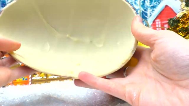 Самый большой киндр сюрприз для девочек новогодний, зимний.