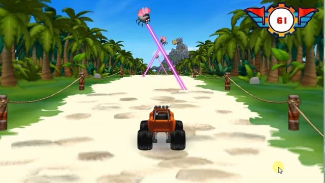 Blaze and the monster machines game ( part 1 ) Вспыш и Чудо Машинки Игра гонки смотреть онлайн