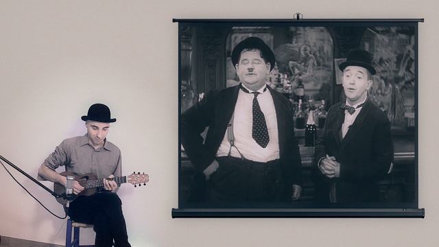 THE TRAIL OF THE LONESOME PINE cover - featuring Laurel and Hardy смотреть онлайн