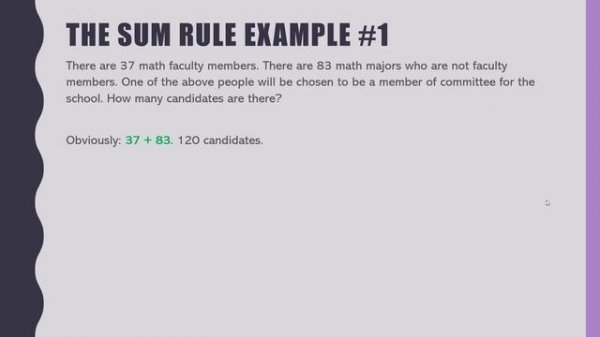 Discrete Structures:  Discrete Math - Counting Basics Part 1 of 2