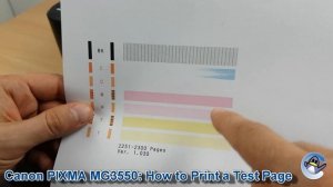 Canon Pixma MG3550: How to Print a Nozzle Check Test Page