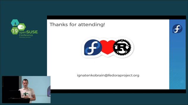 openSUSE Conference 2019 - Rust packaging: Cross-distro collaboration done right смотреть онлайн