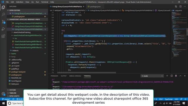 How to use JQuery in spfx pnpjs (Example JQuery Carousel) смотреть онлайн