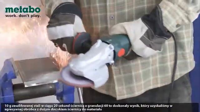 Test szlifierki kątowej Metabo WEF 9-125 смотреть онлайн
