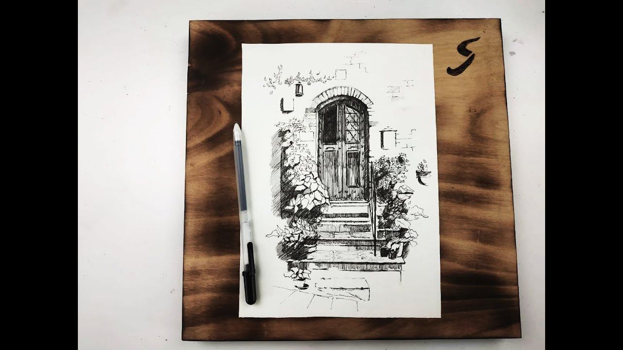 Бесплатный мастер-класс «Старинная дверь» | Как нарисовать дверь поэтапно смотреть онлайн