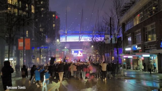 ??4K ❄️ CANADA Vancouver Downtown Driving Tour | BC 2023