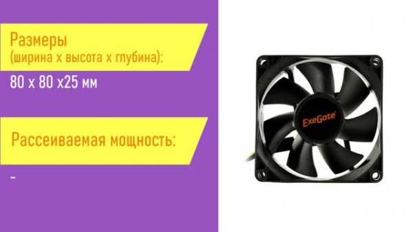 Интересное видео в Nix Москва про вентилятор 80x80 мм ExeGate ExtraPower E08025H4P-PWM в НИКС
