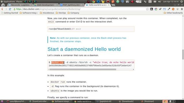 2 docker Hello world in a container смотреть онлайн
